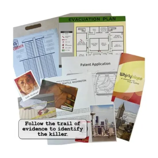 University Games Murder Mystery Party Case Files: Killer Startup Board Game image {6}