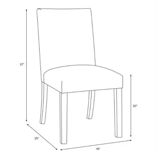 Printed Parsons Dining Chair - Threshold image {5}