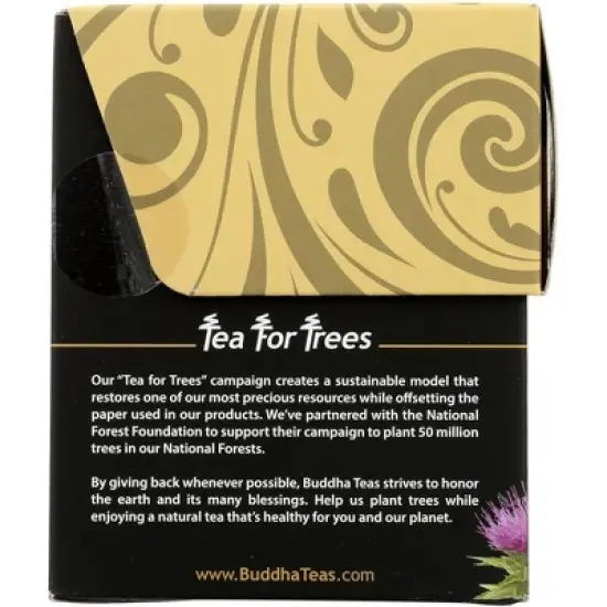 Buddha Teas Organic Milk Thistle Tea - Case of 6/18 Bags image {4}