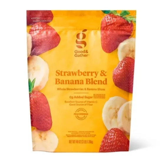Strawberry Banana Frozen Fruit Blend - 48oz - Good & Gather&trade; image {4}
