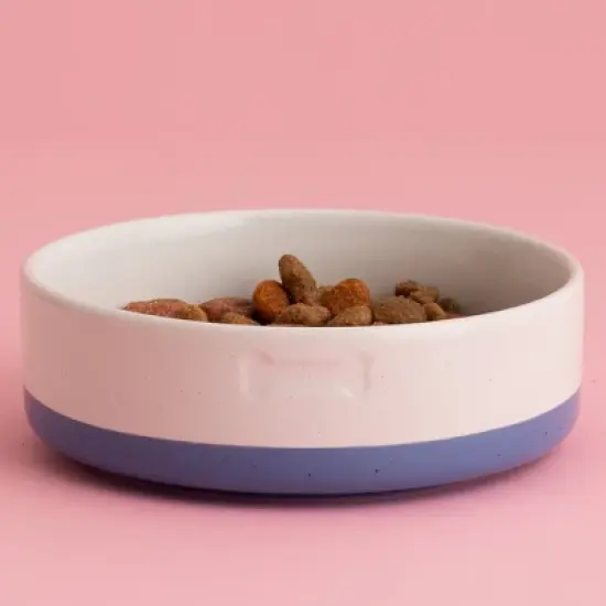Mason Cash: Speckle Dip Dog Bowl, 5.9", 15.2oz, Blue, Cream, Bone, Food & Water Dish image {6}