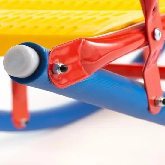 Hearthsong Weather-Resistant Metal Rocking Seesaw for Kids with Protective Foam Rockers image {8}