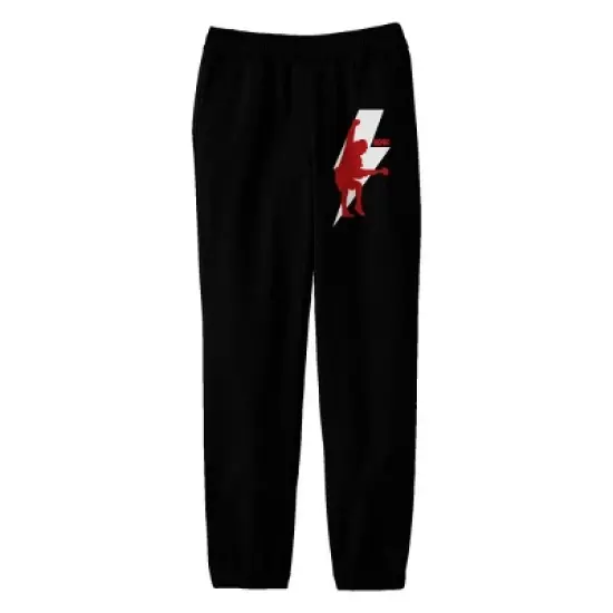 ACDC Angus Youth Silhouette with Lightning Bolt Youth Black Graphic Joggers image {2}
