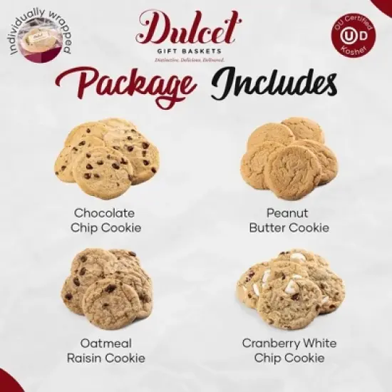 Anniversary & Wedding Gift Baskets, Peanut Butter Cookies Gift Baskets, Gourmet Food Gift For Guest, Son, Father-in-law, & Men by Dulcet Gift Baskets image {4}