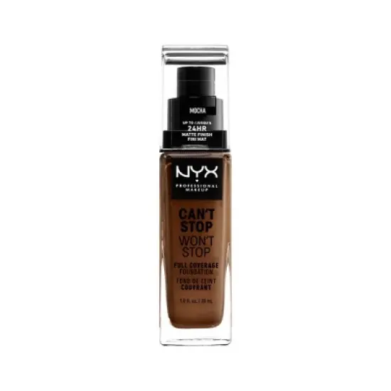 NYX Professional Makeup Can't Stop Won't Stop 24Hr Full Coverage Matte Finish Foundation - 1 fl oz image {24}