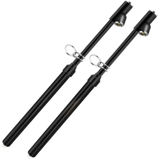 Paaaawaters Dual Head Tire Pressure Gauge, Heavy Duty Pencil Tire Gauge Range 10-150PSI,Dual Head Truck Pen Air Pressure Gauge (Pack of 2) image {9}