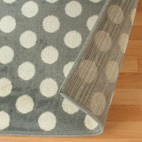 Polka Dot Abstract Modern Contemporary Transitional Eclectic Plush Ultra-Soft High-Traffic Long-Lasting Indoor Area Rug by Blue Nile Mills image {3}