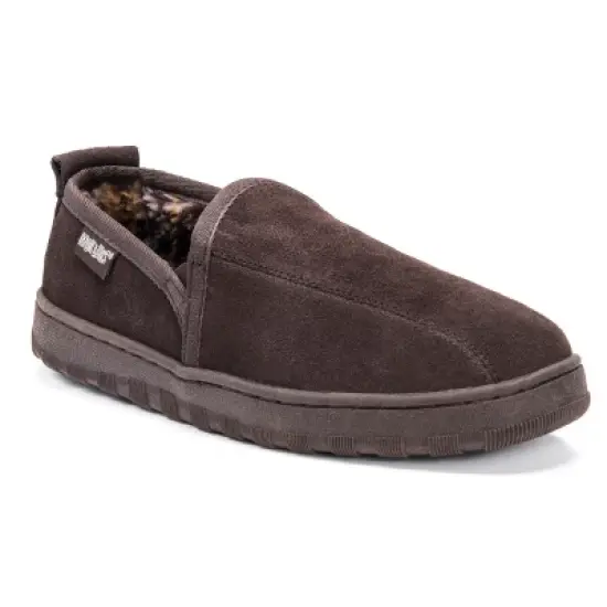 MUK LUKS Men's Eric Printed Berber Suede Slip on image {10}
