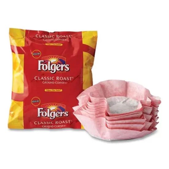Folgers Coffee Filter Packs, Classic Roast, .9 oz, 10 Filters/Pack, 4 Packs/Carton image {7}