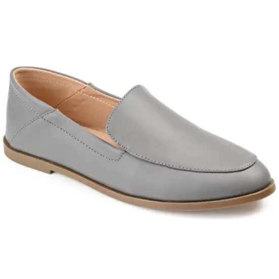 Journee Collection Womens Corinne Tru Comfort Foam Slip On Almond Toe Loafer Flats image {10}
