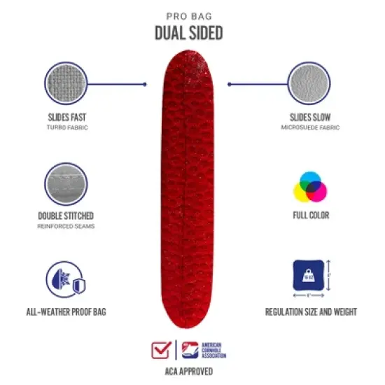 Gameday Ohio Synergy Pro Red Cornhole Bags (Set of 4) image {2}