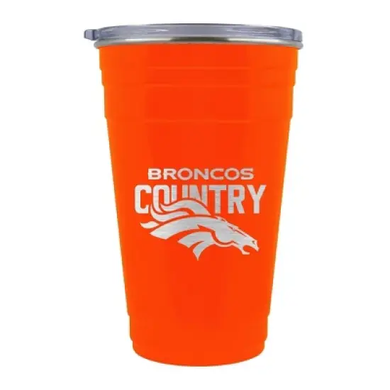 NFL Denver Broncos 22oz Rally Cry Tailgater Tumbler image {3}