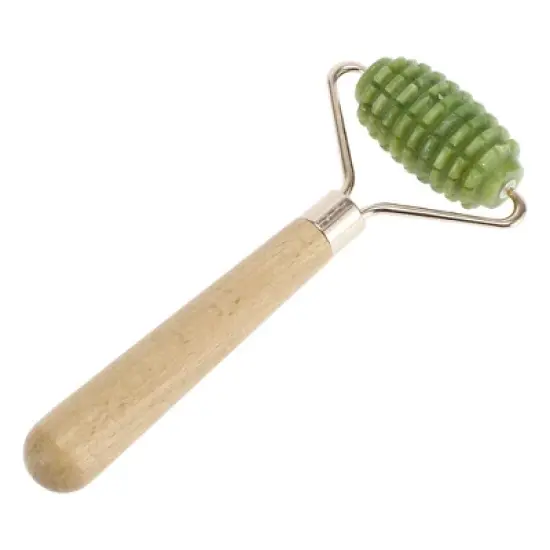 Unique Bargains Portable Single Thorn Head Facial Roller Green 1 Pc image {3}