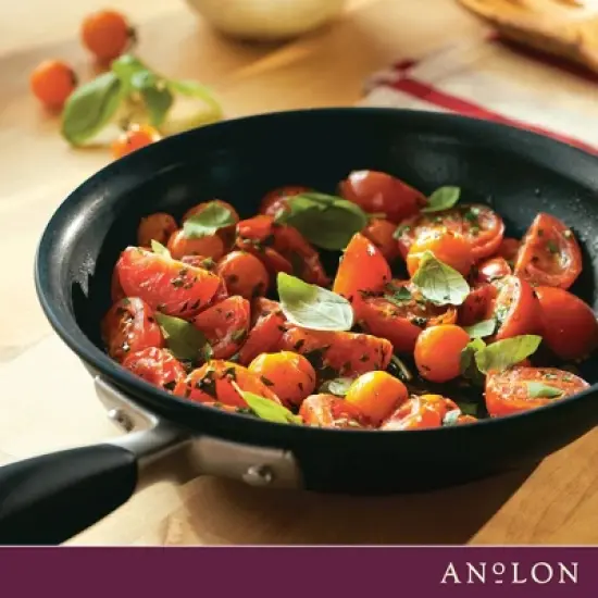Anolon Advanced Home 8.5" Hard Anodized Nonstick Frying Pan Onyx image {8}