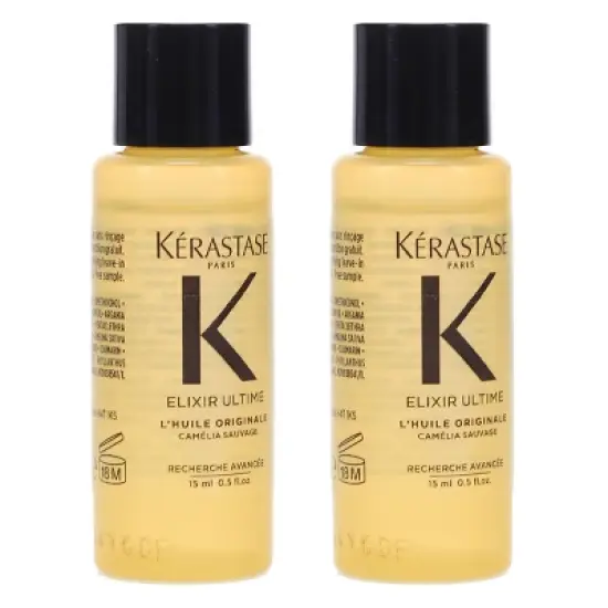 Kerastase Elixir Ultime Versatile Beautifying Oil 0.5 oz 2 Pack image {5}