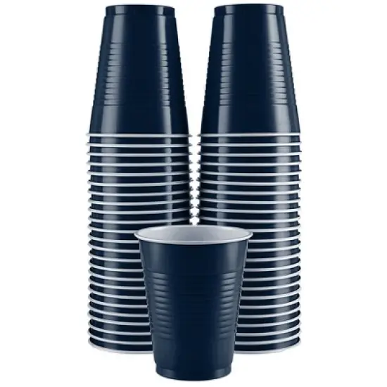 SparkSettings Disposable Plastic Cups 18oz, 50 Pack image {20}
