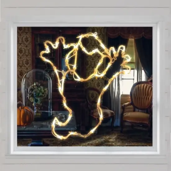 Northlight Lighted Ghost Halloween Window Decoration - 15" image {2}