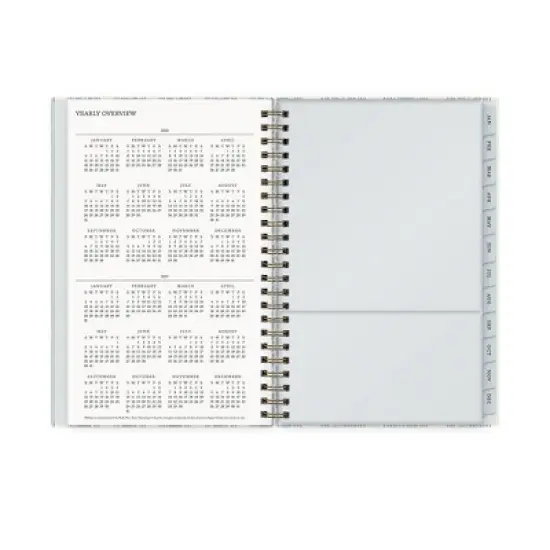 Morris & Co. by Blue Sky 5"x8" 2026&nbsp;Weekly/Monthly Wirebound Planner Hardcover Fruit Stripe Slate image {6}