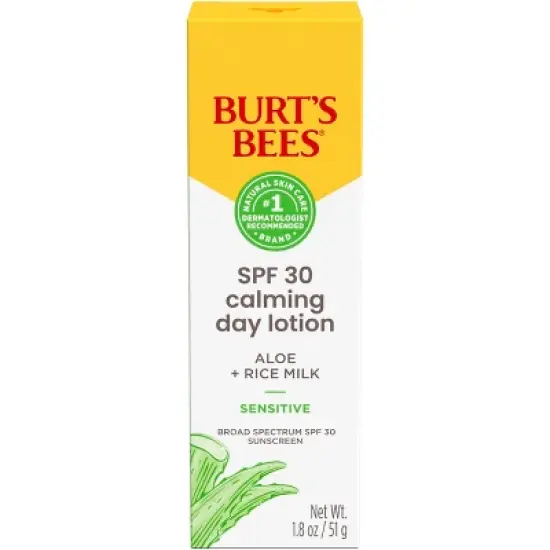 Burt's Bees Sensitive Calming Day Face Moisturizer - SPF 30 - 1.8oz image {1}