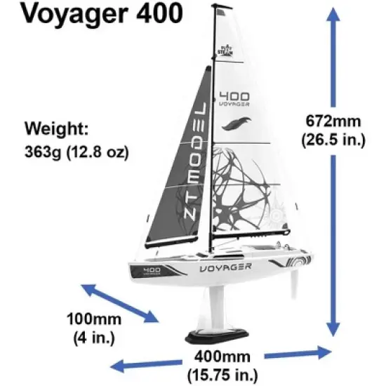 Playsteam Voyager 400 2.4G Sailboat-Blue image {1}