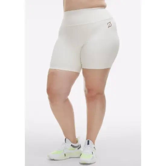 Peloton Women's Cadent 7" High Rise Pocket Bike Short, Pearl image {5}