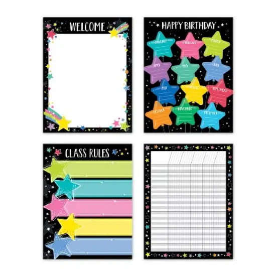 Creative Teaching Press&reg; Star Bright Classroom Essentials 4-Chart Pack image {5}