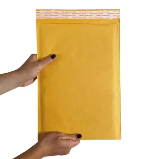 UOFFICE Pack of 100 Kraft Bubble Mailers 8.5" x 14.5" #3 Self-Seal Padded Envelopes image {5}