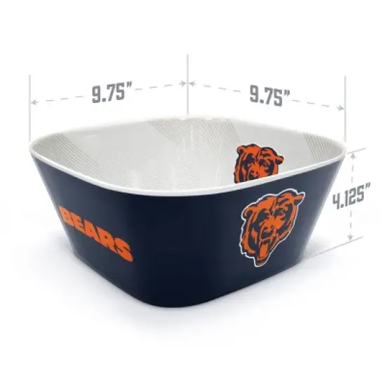 NFL Chicago Bears Large Party Bowl image {3}