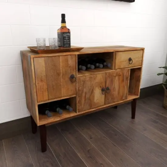 Modern Mango Wood Buffet Brown - Olivia & May image {12}