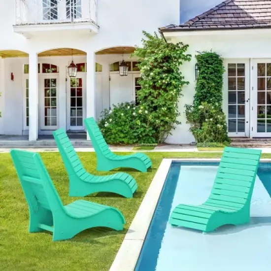 Arceso HDPS Pool Lounge Chairs, Use in Pools Lounge Chairs up to 10-Inches of Water, Chaise Chairs with Headrest image {1}