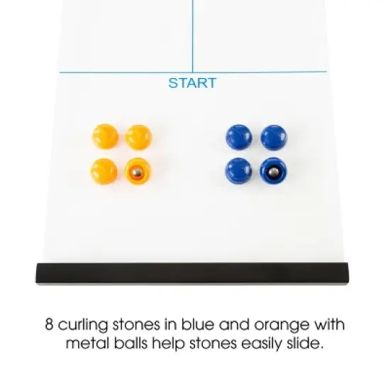 Toy Time Portable Magnetic Tabletop Curling Game image {4}