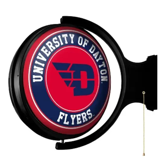 University Original Round Rotating Lighted Wall Sign image {22}