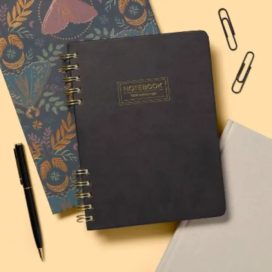 6"x8" Ez Grip Spiral Black Notebook - up&up&trade; image {1}