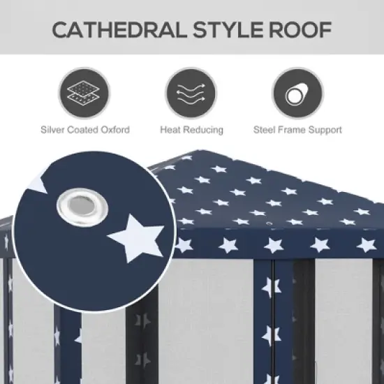 Gulches 10' x 10' Pop Up Canopy Tent with Netting, Instant Gazebo, EZ Up Screen House with Carry Bag, Height Adjustable for Outdoor, Garden, Patio image {2}