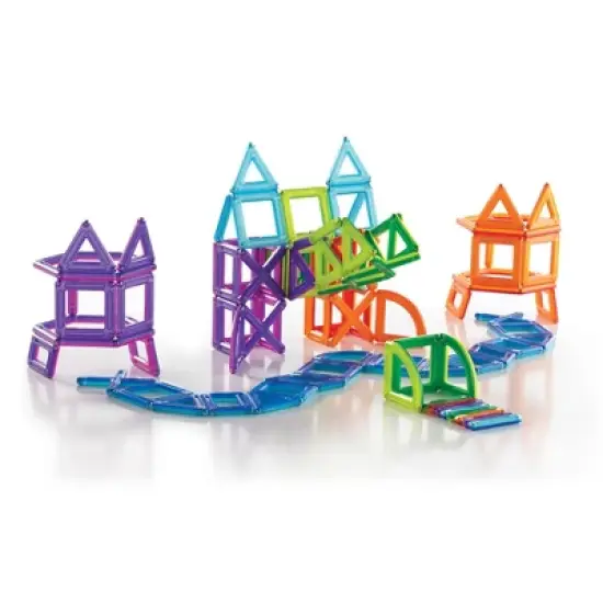 Guidecraft PowerClix&reg; Frames, Magnetic Building Set, 100 Pieces image {2}