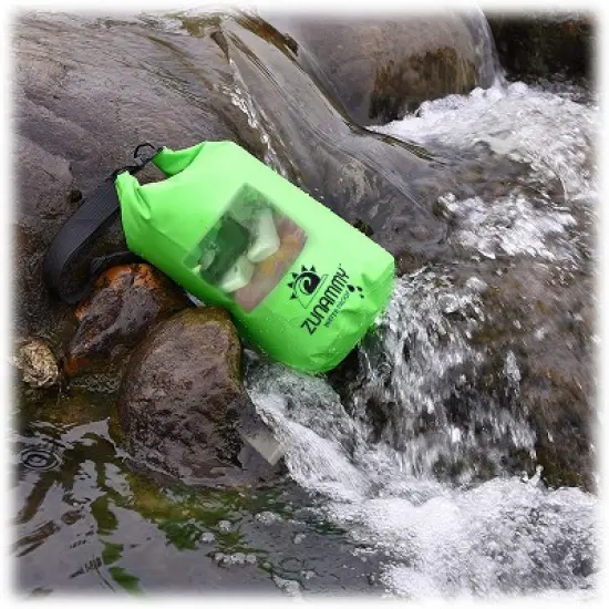 Link 10 LT Waterproof Lightweight Floating Dry Bag With Clear Window & Drawstring and Buckle For Added Protection - Great For Boats, Fishing, Beach, Pool and More! image {2}