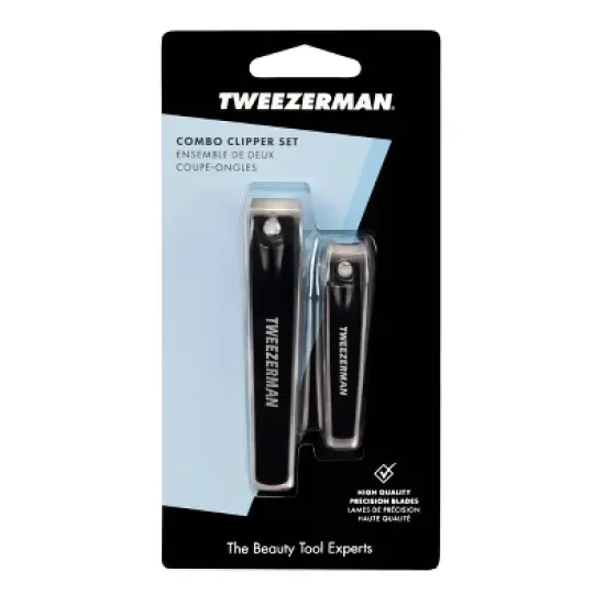 Tweezerman Stainless Steel Nail Clipper Set - 2ct image {5}