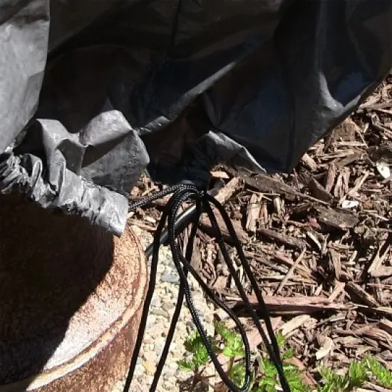 Sunnydaze Outdoor Weather-Resistant Medium Tiered Water Fountain Feature Protective Cover - Gray image {2}