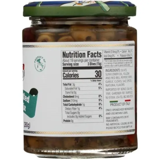 Bono Italian Pitted Olive Mix - Case of 6/9.88 oz image {4}