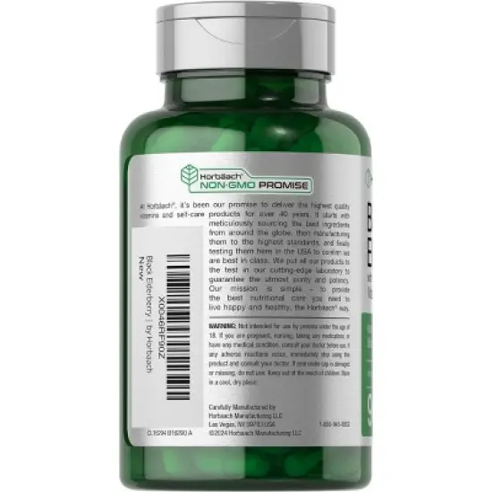 Horbaach Sambucus Elderberry, Vitamin C and Zinc Chewable Tablets | 90 Count image {2}