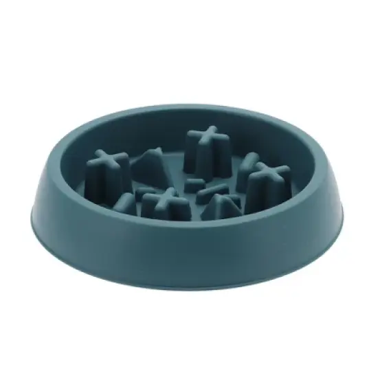 Unique Bargains Convenient Durable Round Dog Bowl 1 Pc image {5}