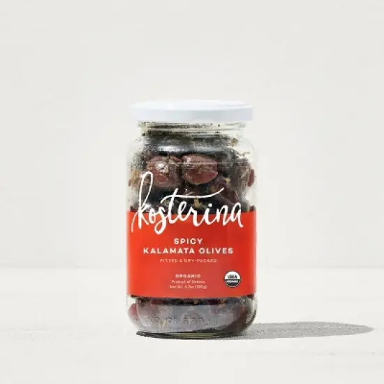 Kosterina Spicy Pitted Organic Kalamata Olives - 6.7oz image {4}
