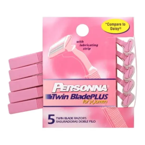 Personna Twin Blade Plus Razors For Women - 5 ct image {2}