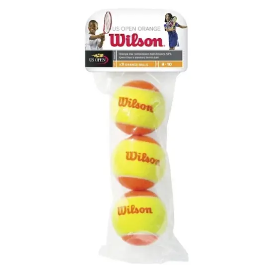 Wilson Starter Tennis Balls Orange - 3pk image {1}