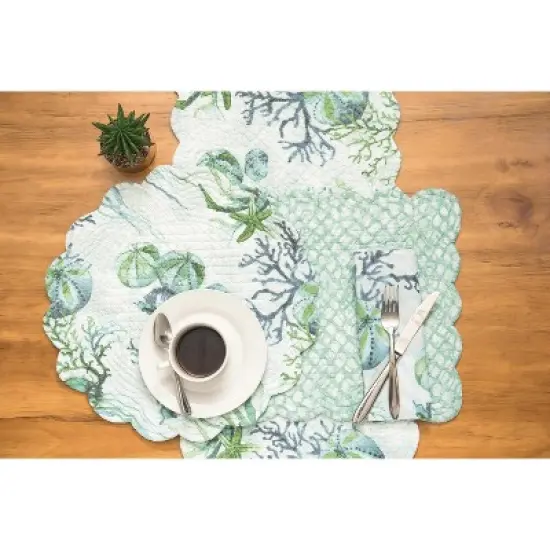 C&F Home Shorecrest Table Runner 14" x 51" image {1}