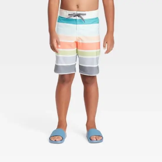 Boys' Striped Board Shorts - art class&trade; image {3}