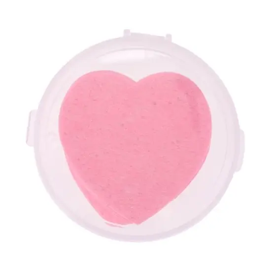 Unique Bargains Heart-shaped Face Cleaning Compressed Sponge 20 Pcs image {6}