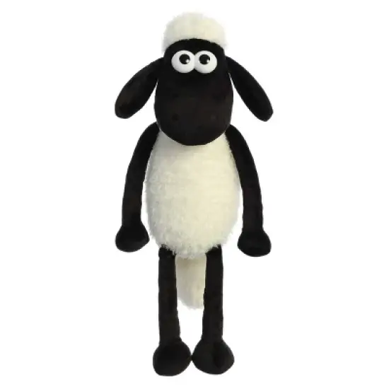 Aurora Large Shaun The Sheep Playful Stuffed Animal White 17" image {4}