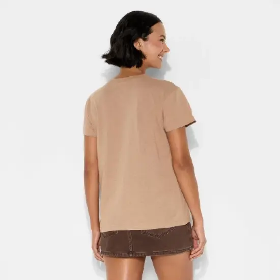 Women's Dragonfly Inn Short Sleeve Graphic T-Shirt - Brown image {2}