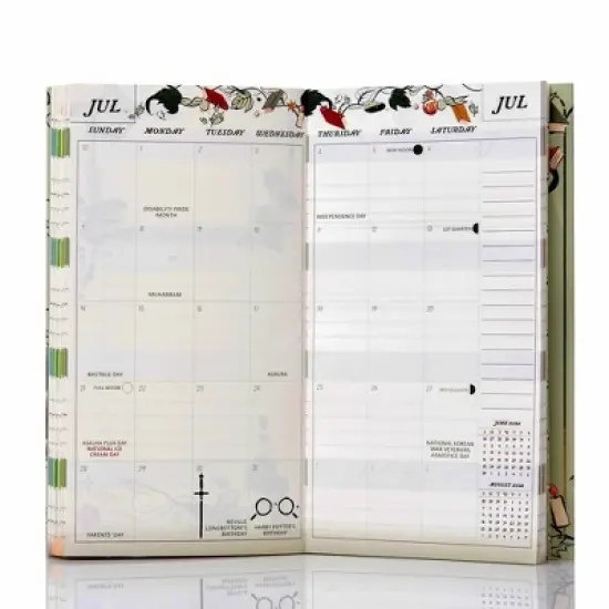 Wizarding World Harry Potter 2024 Weekly Pocket Planner 6.5"x3.5" Herbology image {3}